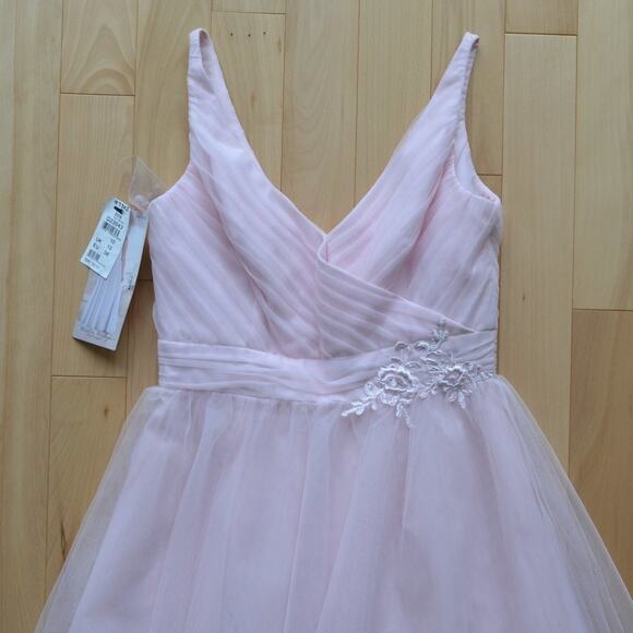 NWT Alfred Angelo Ballerina Bridesmaids Formal Dress Size 10 - Picture 2 of 7